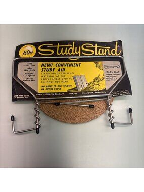 RARE - Vintage Study Stand Book Holder NOS